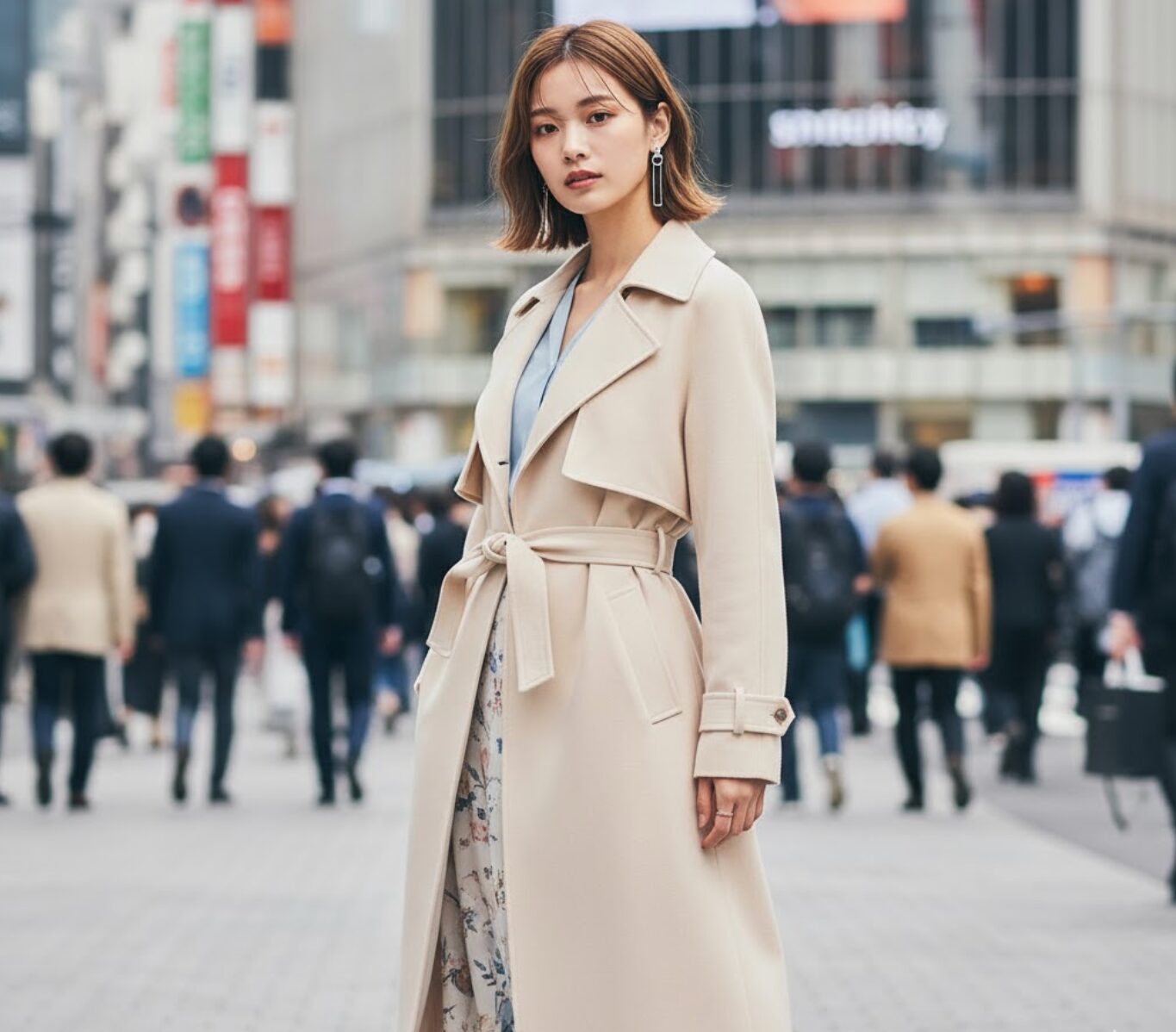 ステン カラー コート 似合う 人
